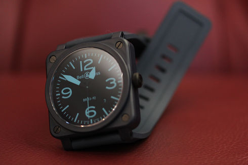 BELL & ROSS BR 03-92 Blue Ceramic