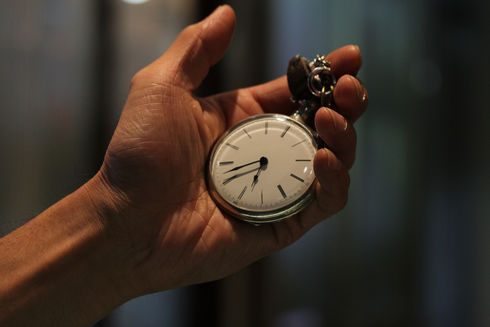 ボヴェ・フルリエ製の懐中時計が整備されて帰って来ました。