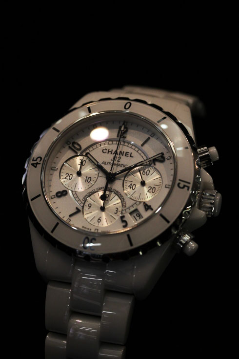 CHANEL J12 AUTOMATIC CHRONOGRAPH/White【H1007】