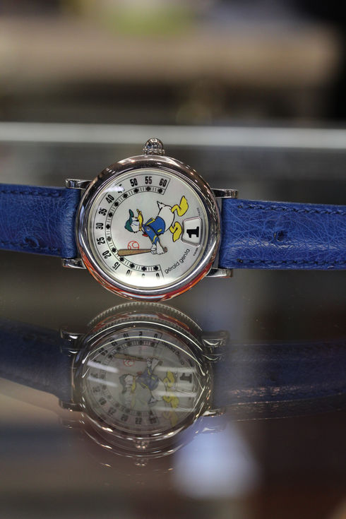 Gerald Genta Retro Fantasy Donald duck baseball watch【G.3612】