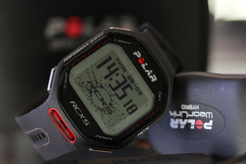 Polar RCX5 heart-rate monitor