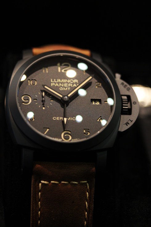 OFFICINE PANERAI LUMINOR 1950 3 DAYS GMT AUTOMATIC CERAMICA PAM00441