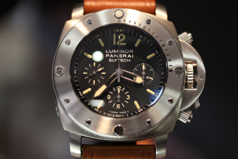 OFFICINE PANERAI Luminor Submersible Chrono SLYTECH  PAM00202 47mm black Dial Special Edition