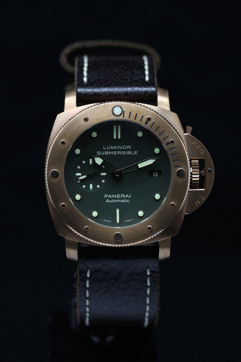 LUMINOR SUBMERSIBLE 1950  3DAYS AUTOMATIC BRONZO 47mm PAM00382