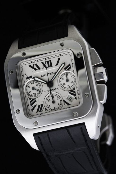 CARTIER SANTOS100 CHRONOGRAPH W20090X8