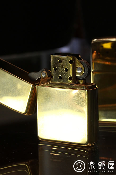 Zippo Lighter 18k Solid Gold ’04【B-09】
