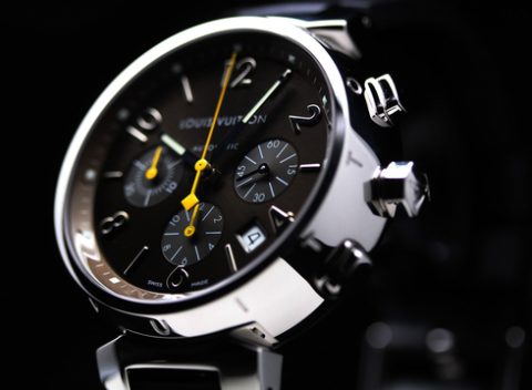 LOUIS VUITTON TAMBOUR CHRONOGRAPH Q1121