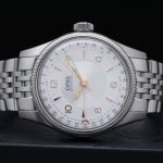 オリス　アヴィエイション ビッククラウン ポインターデイト 自動巻き シルバー