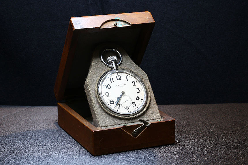 セイコー懐中時計 ２４型 セコンドセッティング 15石 手巻き 交換時計