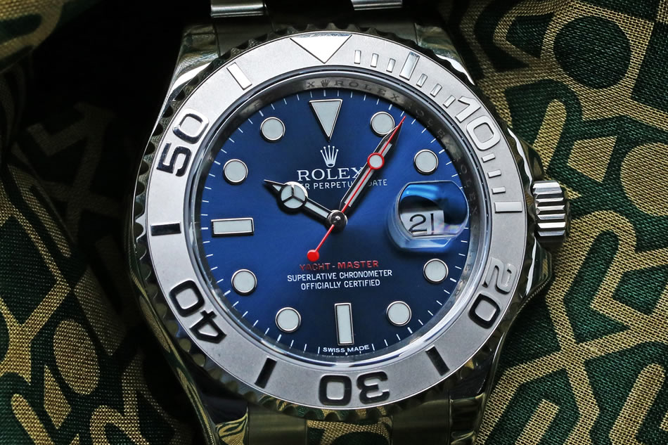 【ROLEX】YACHT MASTER BLUE DIAL Roresium Ref.116622