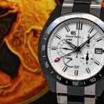 グランドセイコー ブラックセラミックスコレクション スプリングドライブ クロノグラフ GMT SBGC221