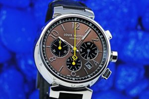 LOUIS VUITTON TAMBOUR CHRONOGRAPH Q112FZ