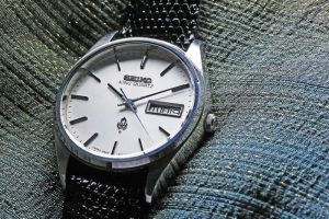 SEIKO KING QUARTZ セイコー キングクォーツ 風防ガラス交換済