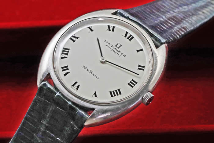 UNIVERSAL GENEVE WHITE SHADOW Micro-rotor Automatic Ref.866102 Cal 