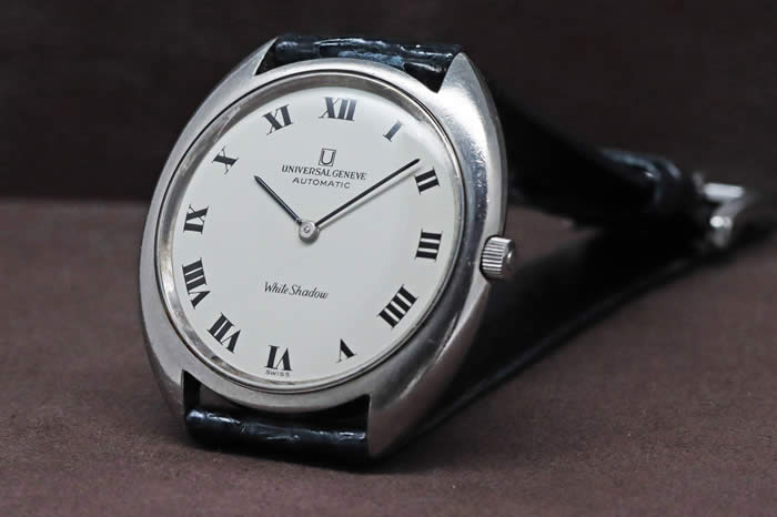 UNIVERSAL GENEVE WHITE SHADOW Micro-rotor Automatic Ref.866102 Cal 