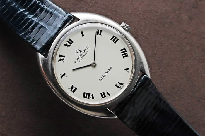 UNIVERSAL GENEVE WHITE SHADOW Micro-rotor Automatic Ref.866102 Cal