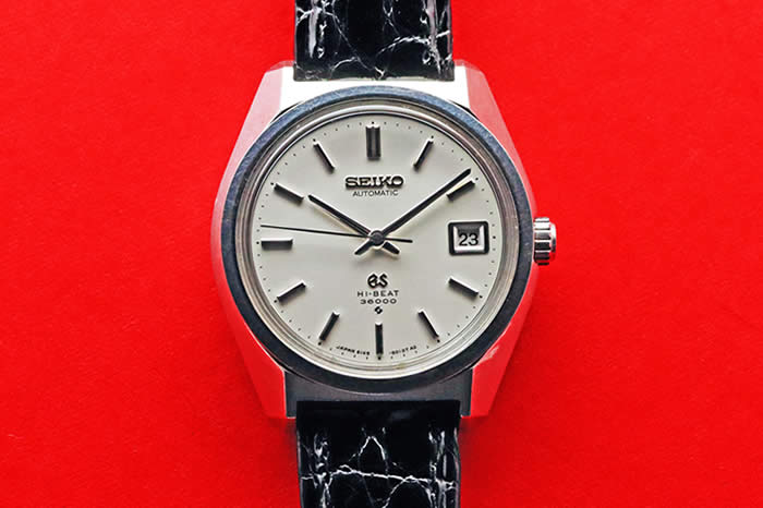 ☆訳あり【SEIKO】セイコー グランドセイコー ハイビート デイト cal.6145A 6145-8000 自動巻き メンズ【ev20】