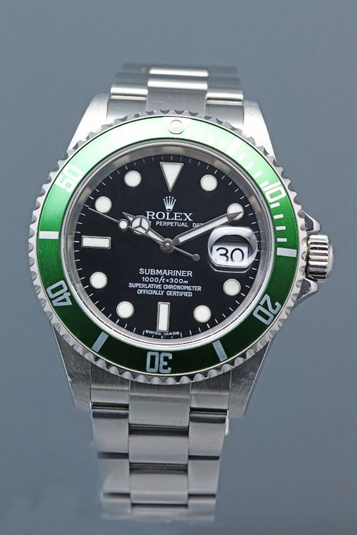 ロレックス グリーン サブマリーナー Ref.16610LV 2005年(D番) 京都屋 