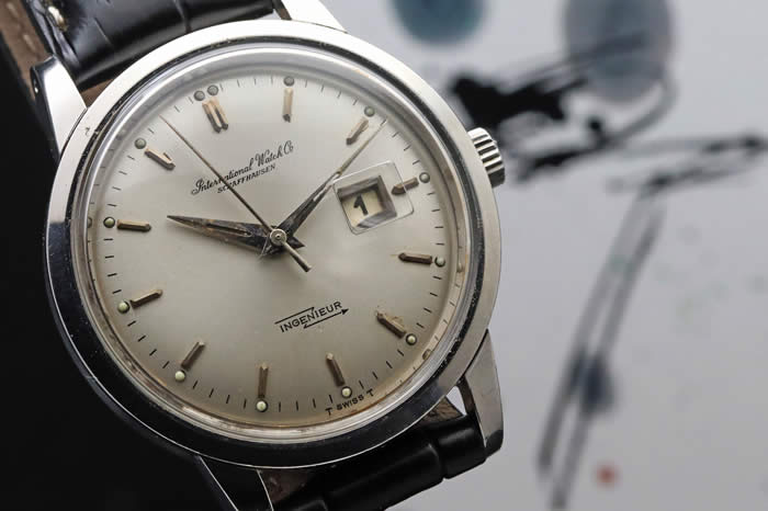 ☆訳あり 【IWC SCHAFFHAUSEN】IWC インヂュニア Cal.8531 自動巻き メンズ_700683【ev20】