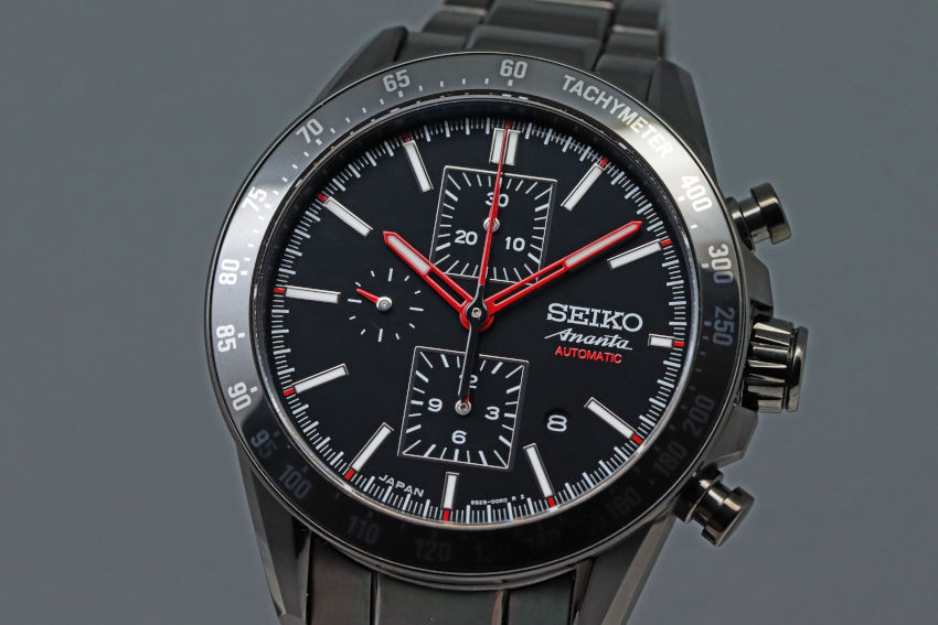 SEIKO セイコー ブライツ アナンタ クロノグラフ 800本限定 SAEH011 6S28-00H0 デイト 黒 ブラック SS ステンレス セラミック メンズ 自動巻き【6ヶ月保証】【腕時計】