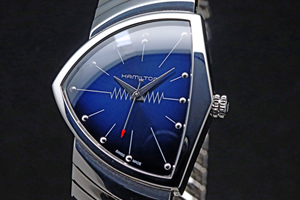 ハミルトン ベンチュラ Elvis BLUE　ステンレス フレックスベルト H24411142