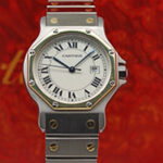 カルティエ サントス オクタゴンLMサイズ Ref.2966 自動巻き