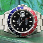ロレックス GMTマスターII ペプシベゼル Ref.16710 U番　生産終了モデル