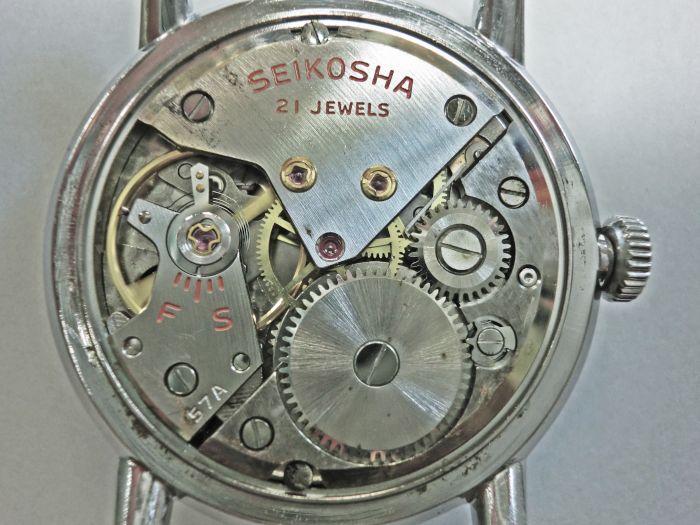 セイコー クラウン セコンドセティング 手巻き 国鉄クラウン Ref.J14096 Cal.57A