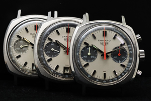 Heuer Camaro 73443 (Valjoux 7733) Heuer Camaro 73443 (Valjoux 7734) Heuer Camaro 7843 (Valjoux 7732)