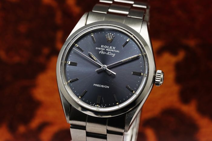 ロレックス エアキング Ref.5500 Cal.1520 ブルーグレーダイアル