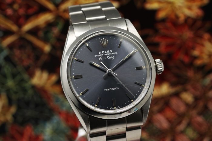 ロレックス エアキング Ref.5500 Cal.1520 ブルーグレーダイアル