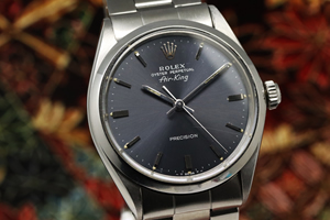 ロレックス エアキング Ref.5500 Cal.1520 ブルーグレーダイアル