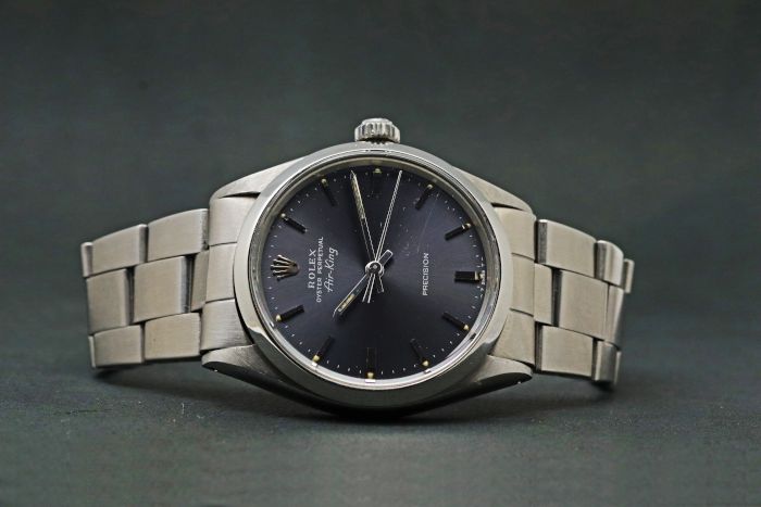 ロレックス エアキング Ref.5500 Cal.1520 ブルーグレーダイアル