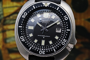 セイコー 150mダイバー 2nd 後期 植村モデル 6105-8110 自動巻き 1974年6月製造