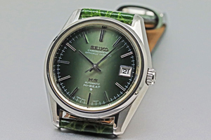 キングセイコー 56KSクロノメーター Ref.5625-7040 グリーングラデーション 純正KS尾錠