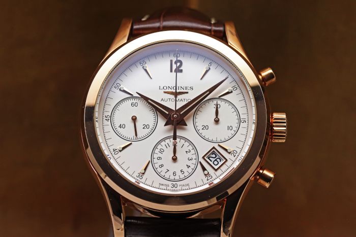 ロンジン ヘリテージ コレクション コラムホイール クロノグラフ L2.742.8.76.2