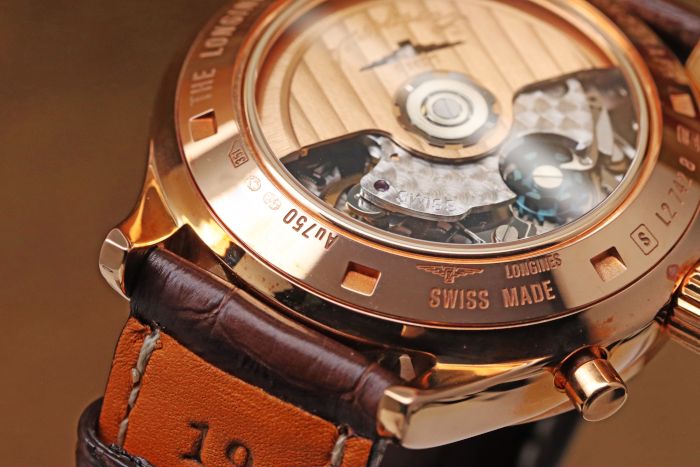 ロンジン ヘリテージ コレクション コラムホイール クロノグラフ L2.742.8.76.2